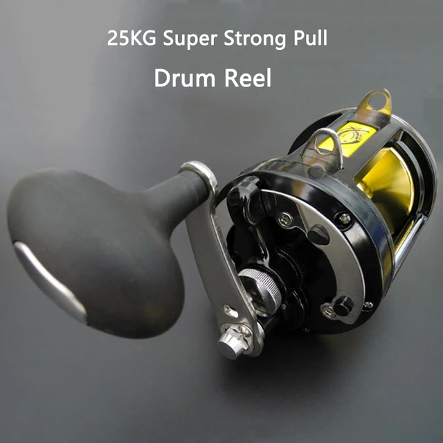 TR12000 Big Game Trolling Boat Drum Fishing Reel 25kg/55lbs Power