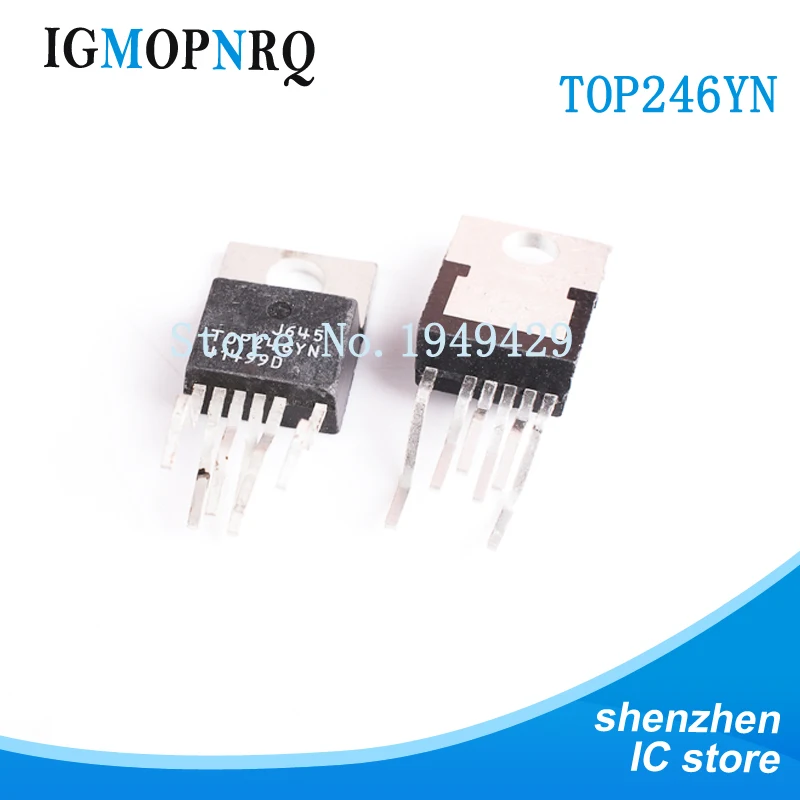 

5pcs/lot TOP246YN TOP246 TOP-220-5 witch-GX Family Extended , Design Flexible, EcoSmart, Integrated Off-line Switcher new