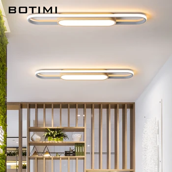 

BOTIMI Modern Metal Ceiling Lights Surface Mounted Corridor Bedroom Kitchen Office Lamp Nordic Living room Ceiling Light