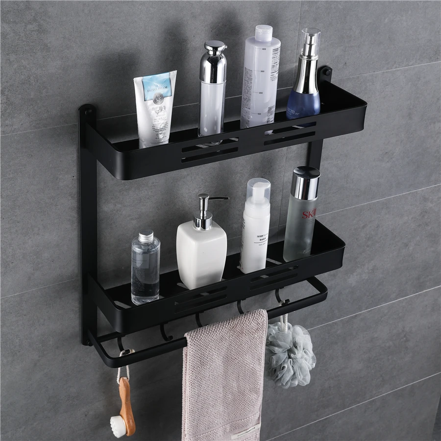 https://ae01.alicdn.com/kf/H3089e0e8d1394c18bad04b52dcebbecfe/Wall-Mount-Black-Aluminum-Bathroom-Shelf-Shower-Caddy-Bath-Rack-with-Bar-and-Hook-for-Towel.jpg