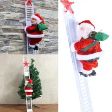 Рождественский Электрический Санта-Клаус, лестница, демонстрационная игрушка, музыкальная креативная игрушка, Декор дома, рождественская елка, подвесное украшение