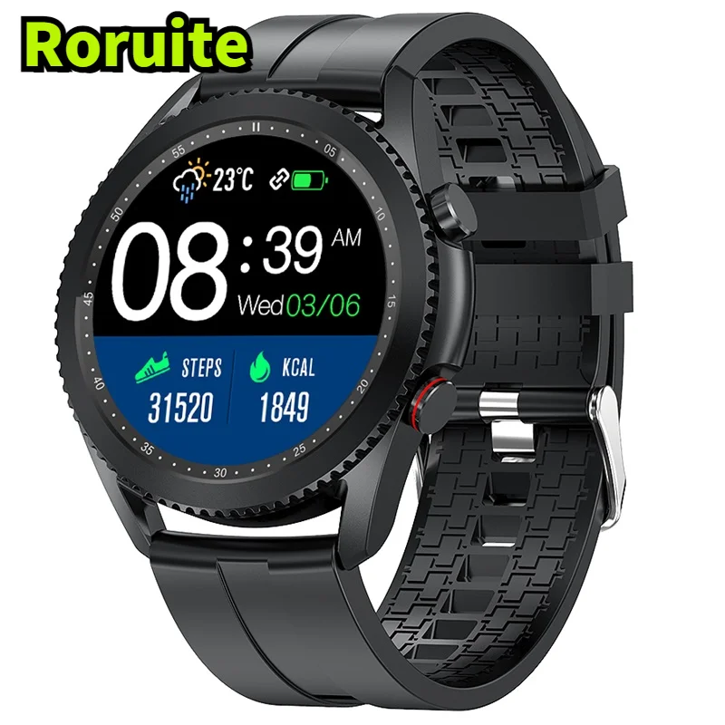 Roruite T40 Smart Watch 3 Supports a Variety of Sports And Fitness Monitoring Wearable Smartwatch is Suitable for Huawei IOS