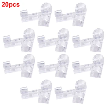 

20pcs/pack Self- Fasteners Management Tidy Wire Holder Clamps Organize Cords Cable Clip Home Desk Office Accessories Tie