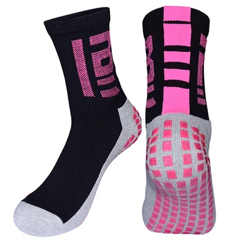

1 Pair Grip Soccer Socks Skidproof Breathable Footbll Socks Men Short Sports Running Cotton and Rubber