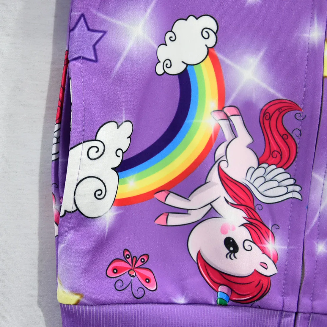 Colorful Unicorn Hooded Jackets