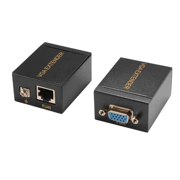 

Over Transmitter UTP LAN RJ45 CAT5e CAT6 With Audio Aluminum Alloy Black