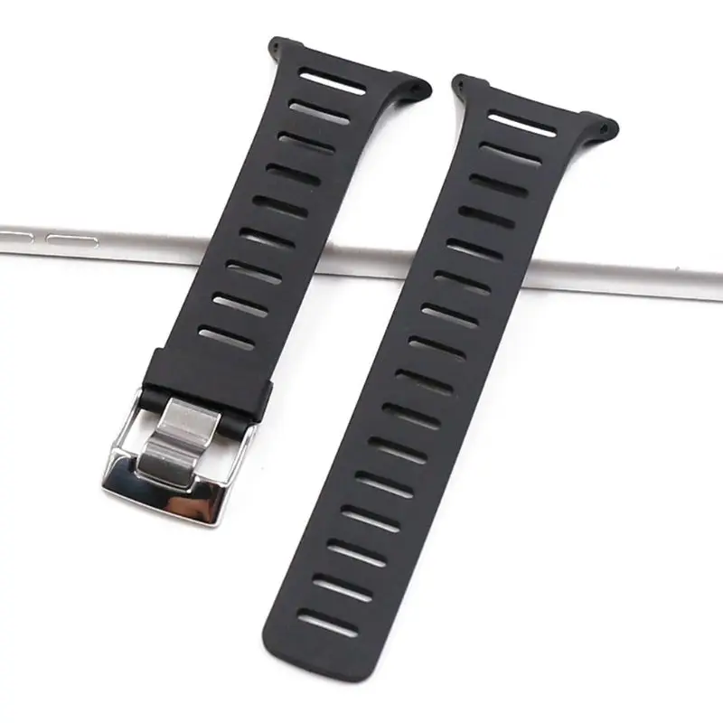 OOTDTY резиновый ремешок для часов с металлической пряжкой ремешок с отвертками для SUUNTO T1 T1C T3 T3C T3D T4C T4D T серии Смарт-часы