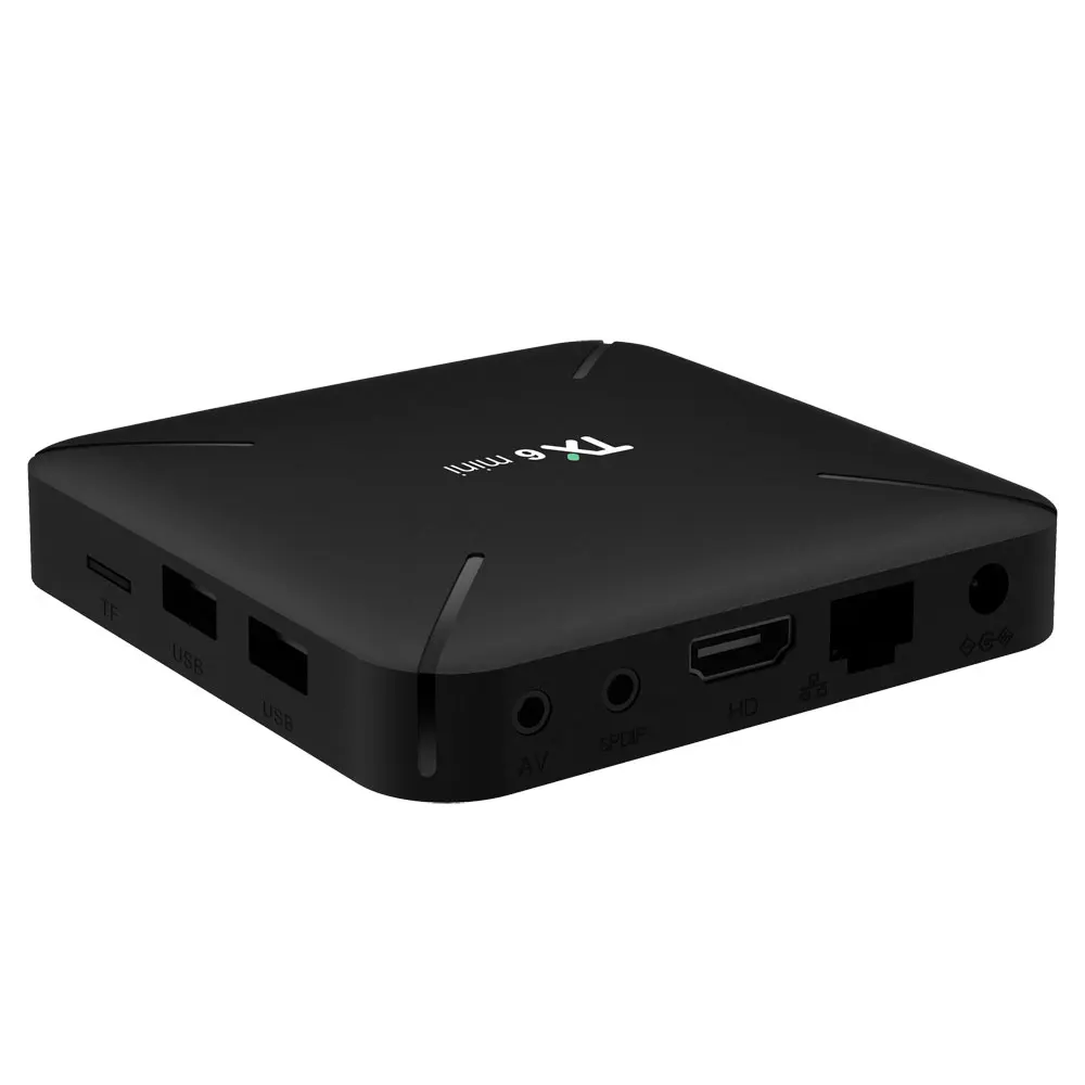 Tanix TX6 Смарт ТВ приставка android 9,0 Allwinner H6 2G DDR3+ 16G 2,4 GHz WiFi Поддержка 4K H.265 ТВ приставка для Netflix