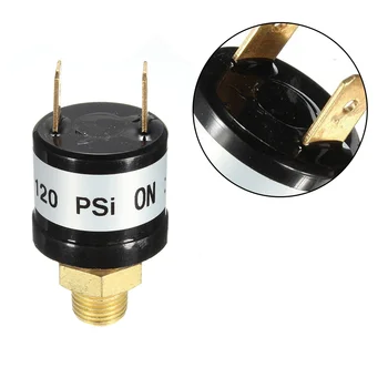 

2 Pcs/Set Pressure Switch Valves Air Compressor Pressure Controller Transmitter Heavy Duty 120-150 PSI For Car Auto Motor