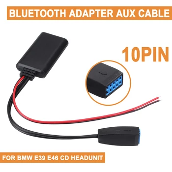 

For BMW E39 E46 10-pin Car bluetooth Module Auxiliary Receiver Cable Adapter Audio Cable