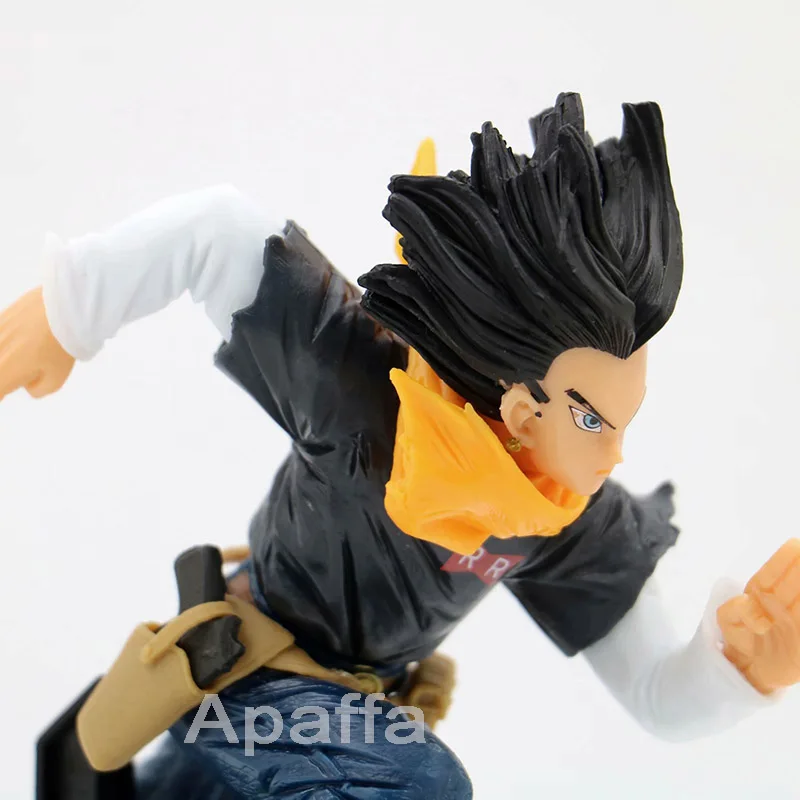 Dragon Ball Z Android 17 экшн-Фигурки игрушки посыпать Ver. DBZ Goku Fighter Lazuli ПВХ Коллекция Модель 17 см подарок