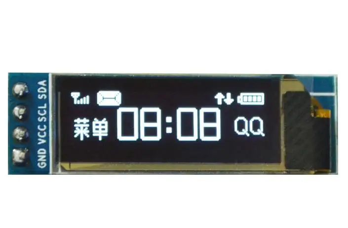 0 91 дюймов 128x32 I2C IIC последовательный синий OLED ЖК-дисплей модуль дюйма 12832 SSD1306