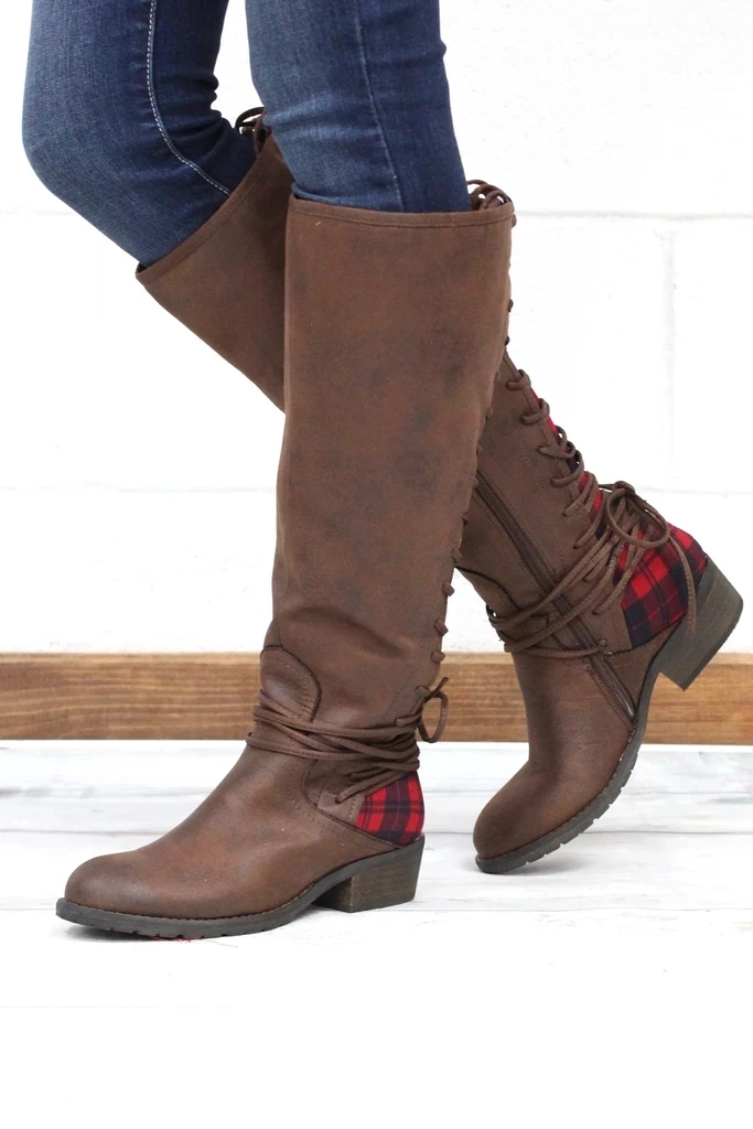 

Puimentiua 2019 Women Over Knee Boots Girl Round Head Fastened Female Boots Frenulum Square Heels Boots Hot sale DFGD-911