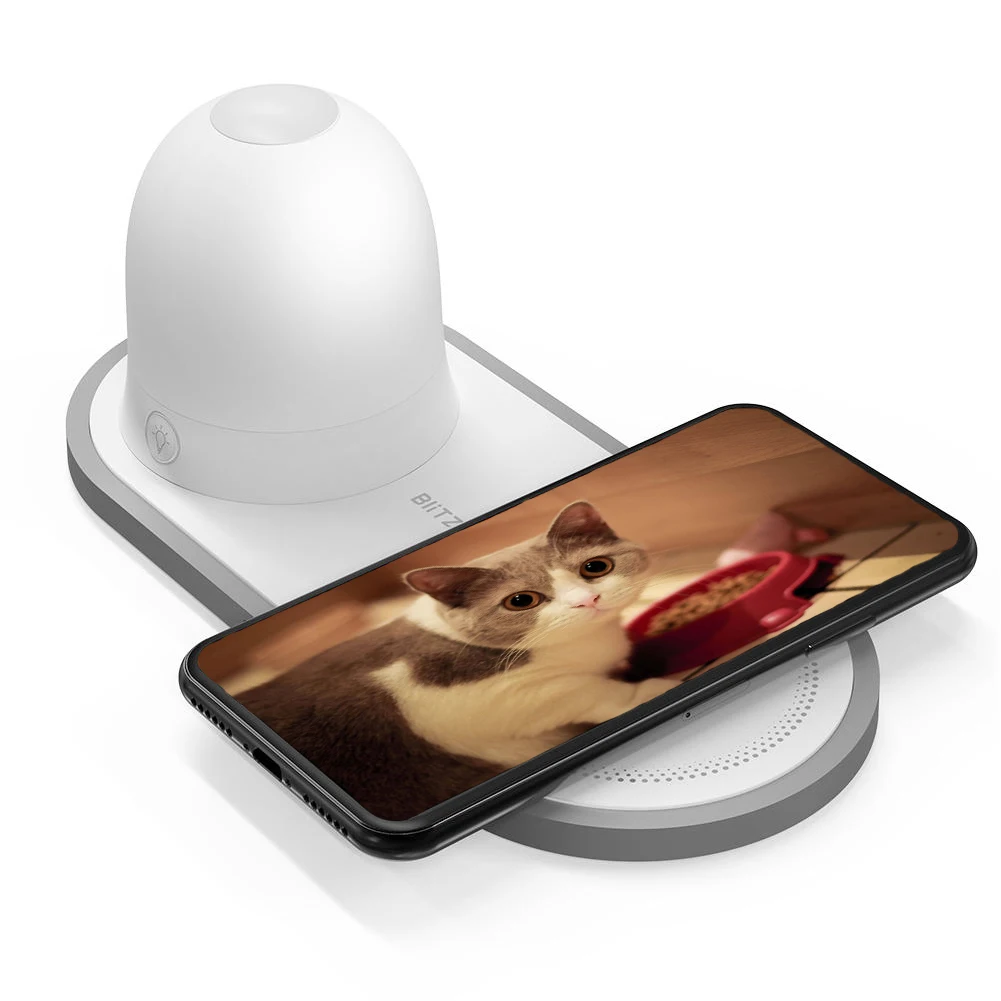 

Detachable Wireless Charger Night Light Set Pad Home Practical Multifunction Type C Led Cell Phone QI Fast Decoration Magnetic
