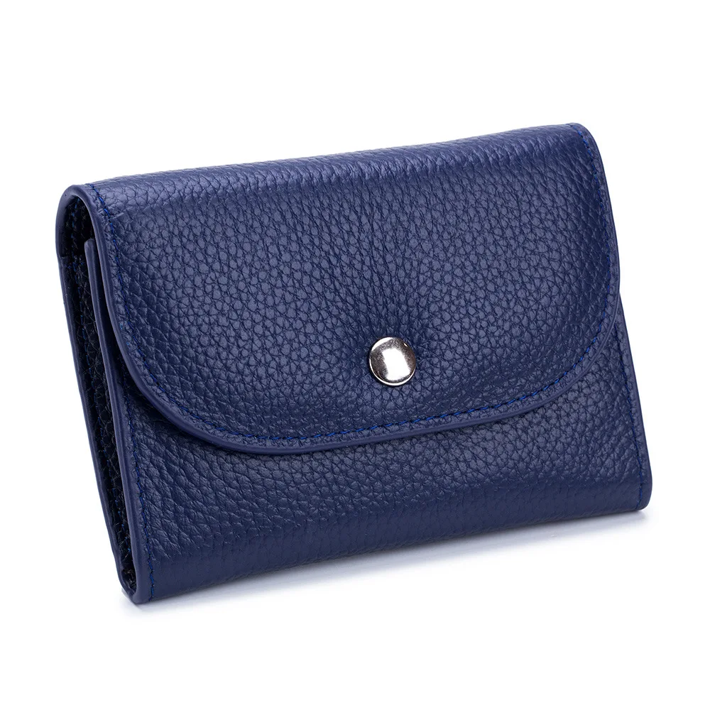 

New 2022 Women Genuine Leather Purses Female Cowhide Wallets Small Portable Coin Purse Ladies Card Holders Zipper Money Bag