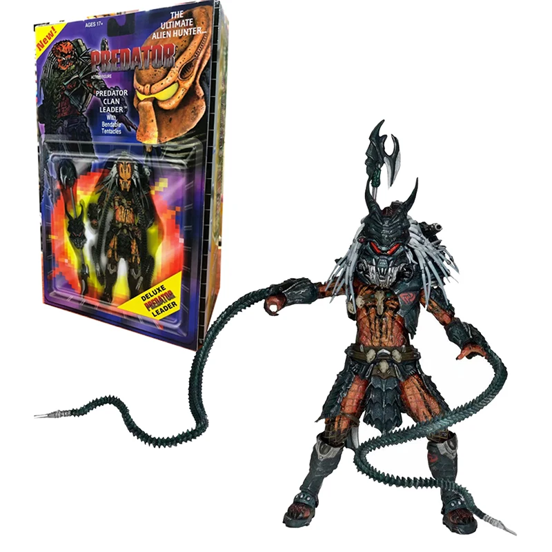 

New Movie Alien Vs Predator Clan Leader Kenner PVC Action Figure Toy Doll Christmas Birthday Gift