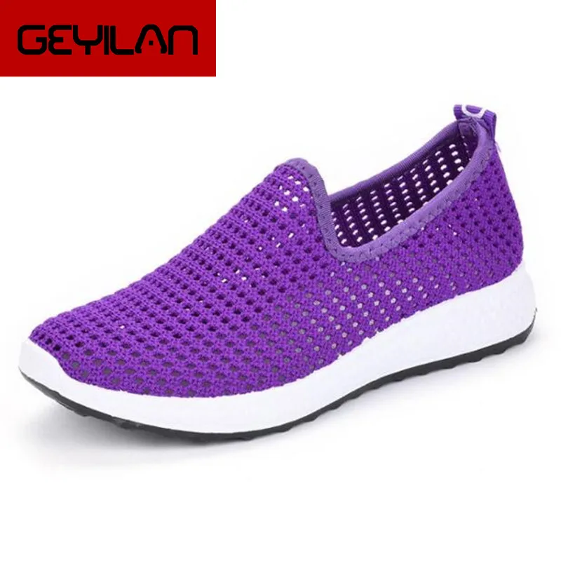 

New Women flat shoes wear-resistant Breathable Sneakers Lightweight casual shoes Low-top summer Women's shoes Y296