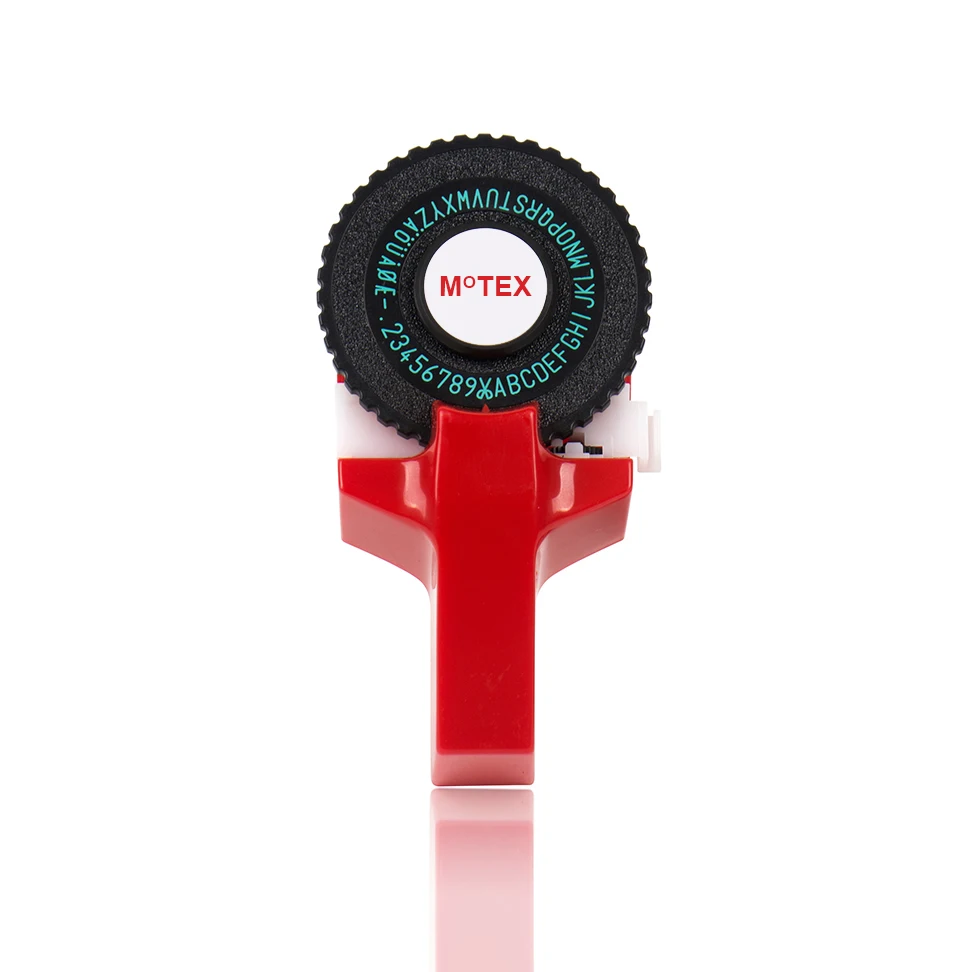 Красный цвет MoTex E101 принтер мини DIY Ручная Совместимость для dymo 3D тиснение ручная лента ручная машинка надпись машина