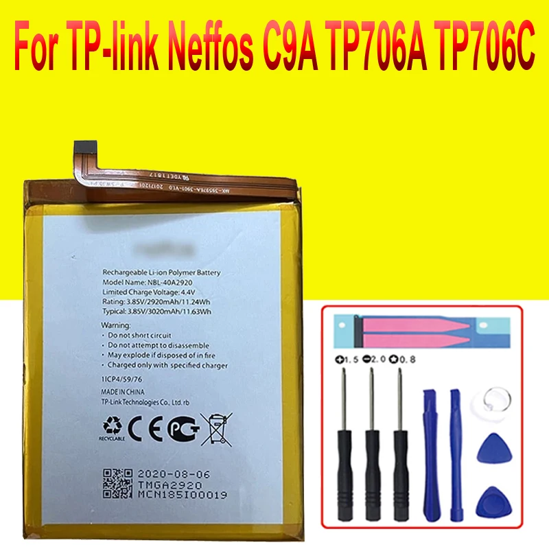 2920mah NBL-40A2920 battery For TP-link Neffos C9A TP706A TP706C | Мобильные телефоны и аксессуары