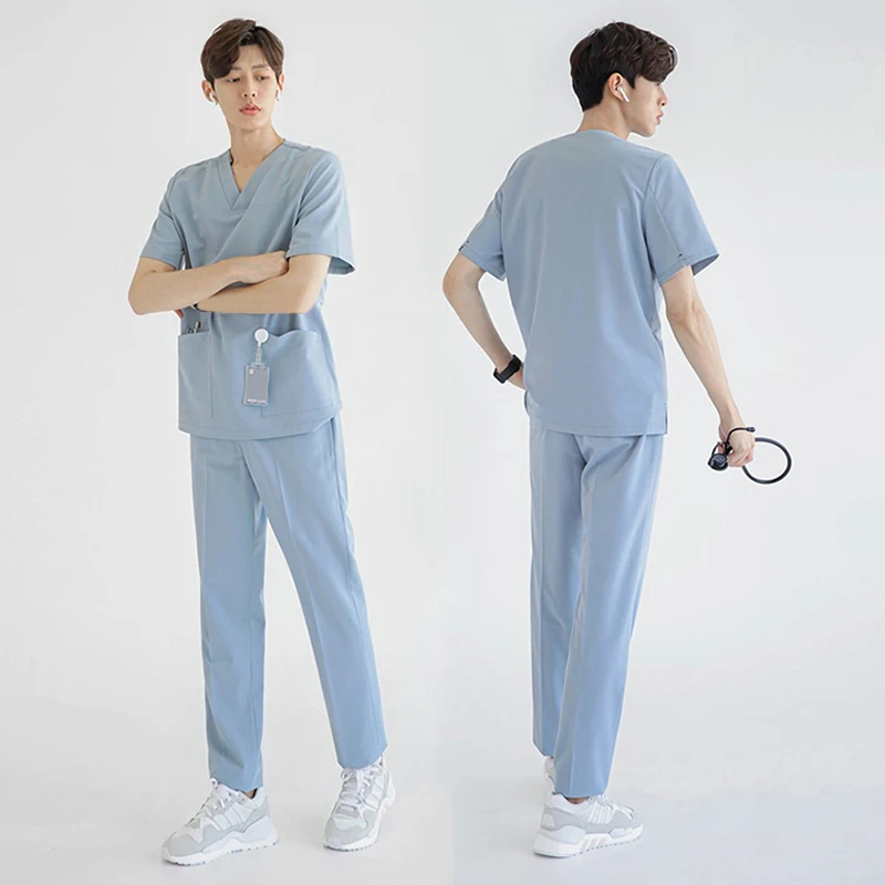 Plastic surgery hospital nurses wear two sets of female Korean version of surgical clothing pet hospital uniforms