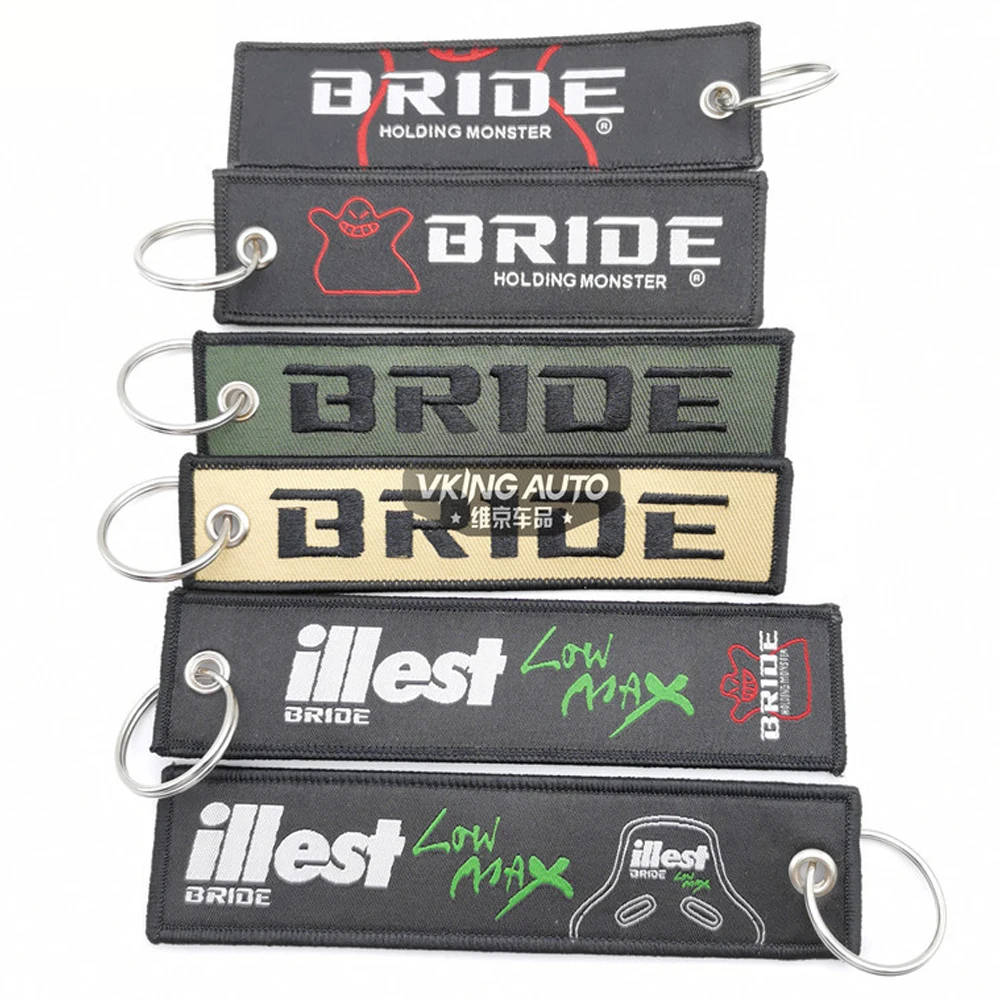 

Bride Takata Keychain Keyring For JDM Car Keychain Keyring Keyrang For Auto Motorcycle Strap Racing Car Style