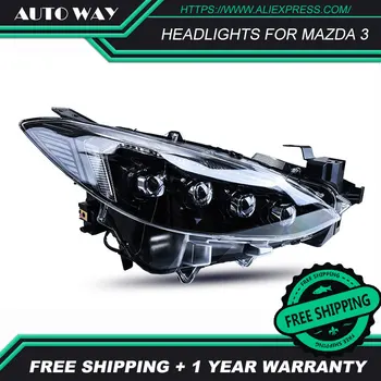

Car Styling Head Lamp case for Mazda3 M3 Headlights 2014-2016 LED mazda 3 Headlight DRL Lens Double Beam Bi-Xenon HID