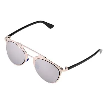 

2017 New Fashion Classic Large Sunglasses Women Metal Frame Cat Eye Sunglasses Ultraviolet Protection Men's Sunglasses