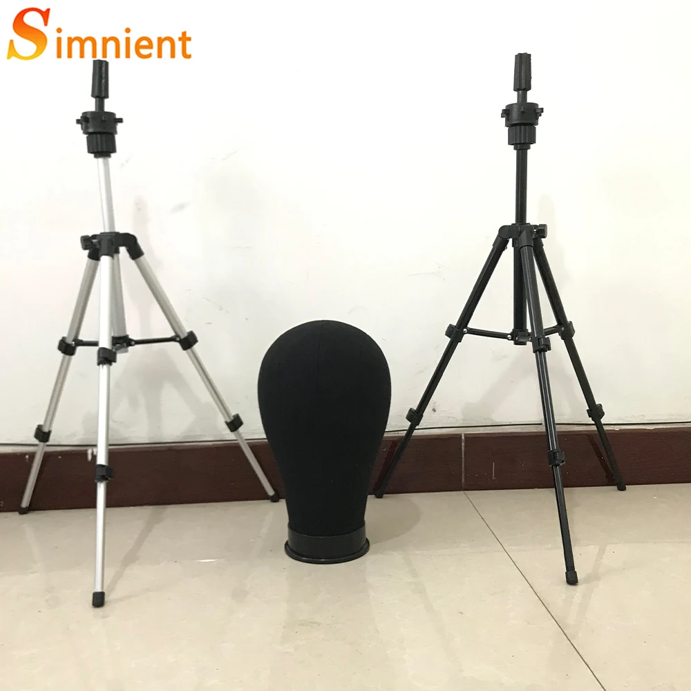 Simnient Adjustable Tripod Stand Holder Mannequin Head Tripod Hairdressing Training Head Holder Top Selling Hair Wig Stands Tool Simnient Adjustable Tripod Stand Holder Mannequin Head Tripod Hairdressing Training Head Holder Top Selling Hair Wig Stands Tool