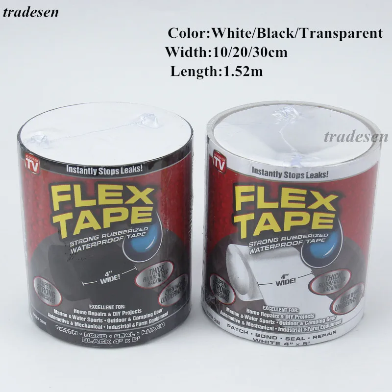 Fiberfix-Cinta adhesiva resistente al agua para reparación de fugas, cinta adhesiva de alto rendimiento de 1,52 M