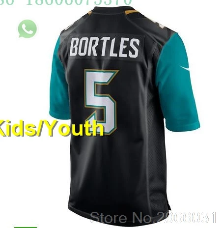 for kids youth Jacksonville A+++ качественный Детский Молодежный Blake Bortles 5 Jalen Ramsey 20 leonard fournette 27 yannick ngakoue 91 jersey - Цвет: for kids youth