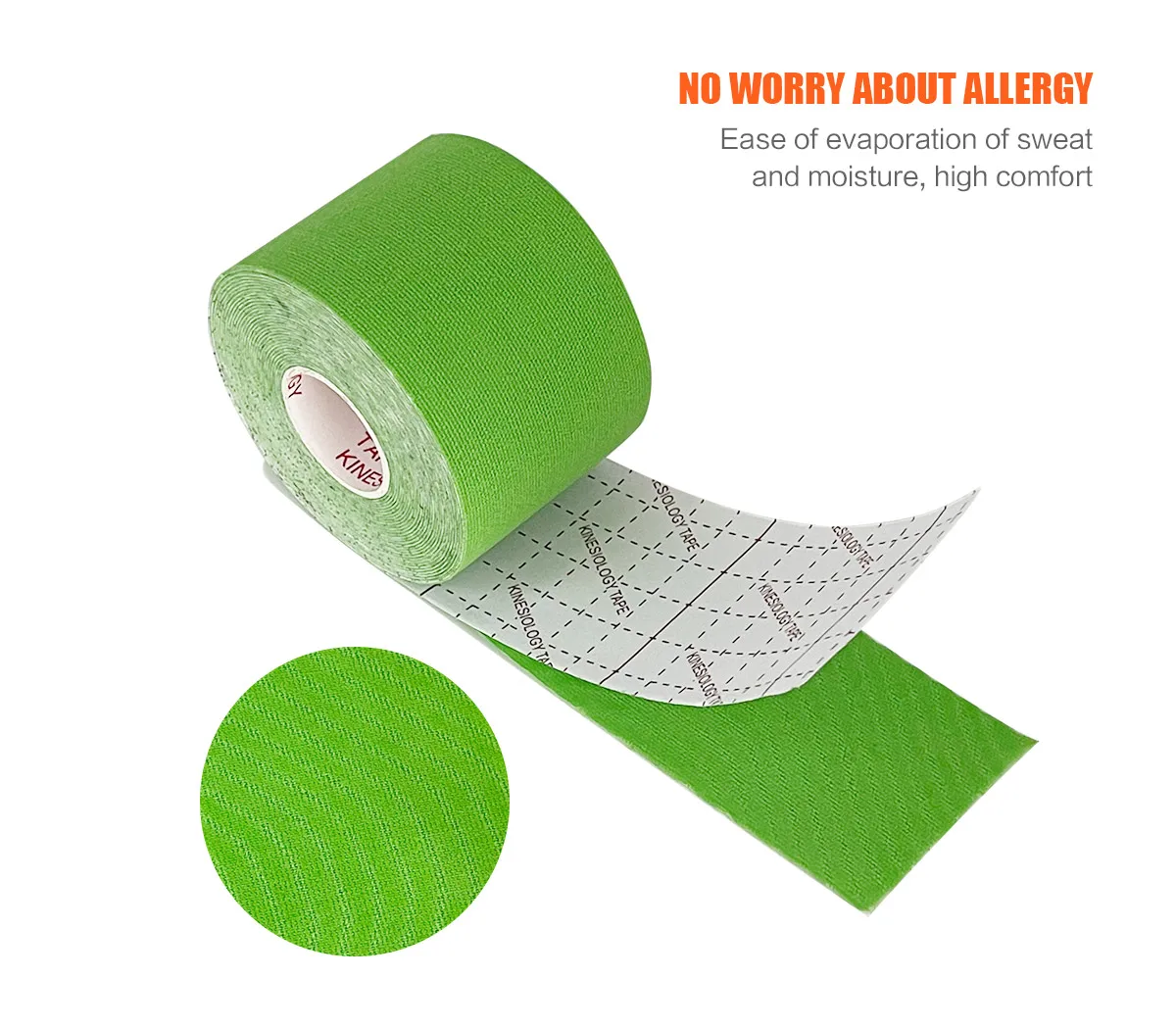 Sports Tape Kinesiology Tape Medical Sticker 5 Size Kinesiology Tape Muscle Bandage Sports Cotton Elastic Adhesive Strain Injury Tape Knee Muscle Pain Relief Stickers 4.8