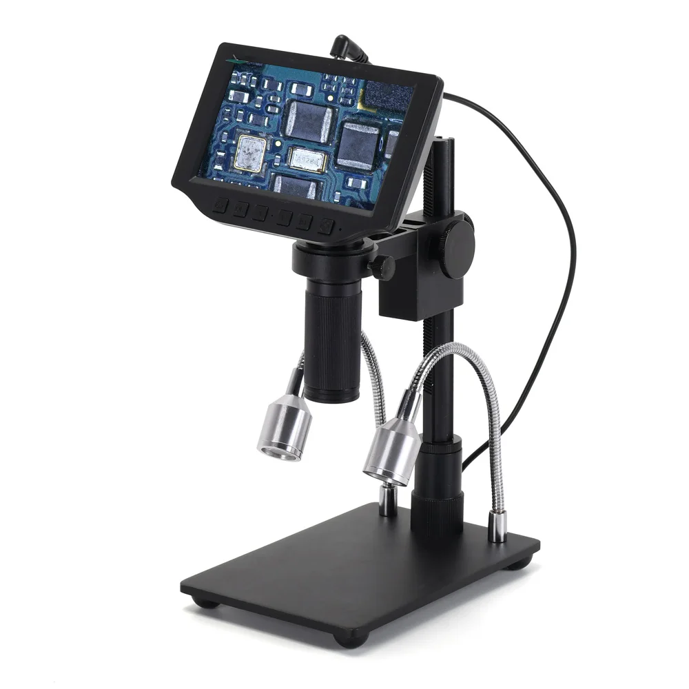 16MP 4K Microscope Camera HDMI USB Digital Video Microscope 150X Lens 5