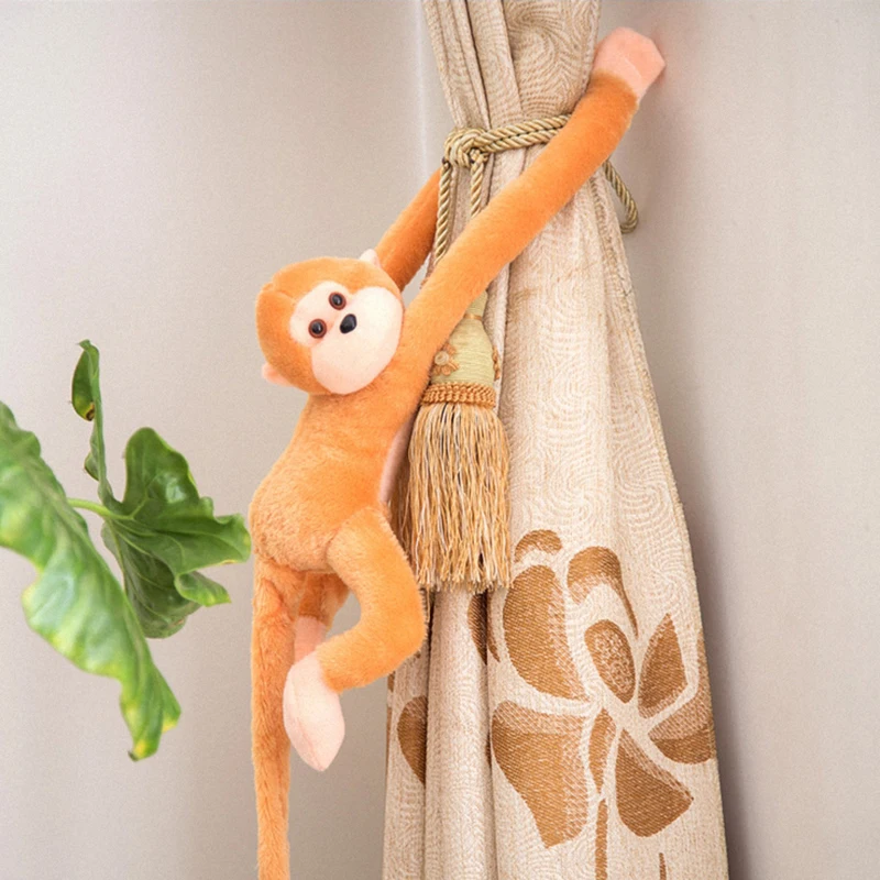 Cute Baby Kids Toddler Soft Plush Toys Long Arm Monkey Stuffed Animal Doll 2
