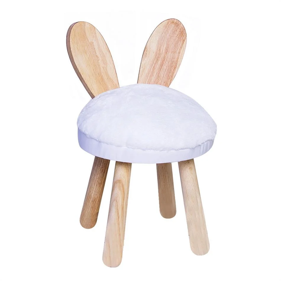 

Nordic Solid Wood Children's Stool Sofa Deer Animal Back Cartoon Creative Baby Chair Shoes Bench