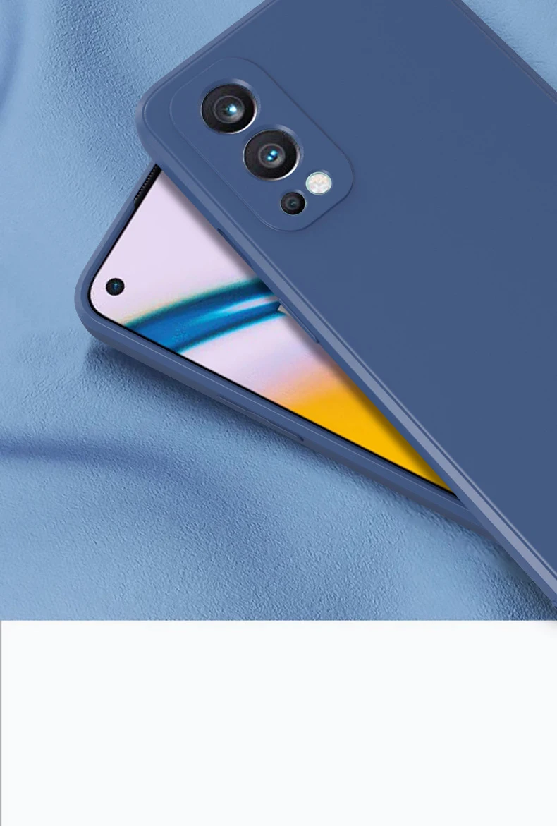 Original quadratische Hülle aus flüssigem Silikon für Oneplus Nord 2 5G, weiche Rückseitige Abdeckung für Oneplus Nord CE 5G für One plus 9 8 8T 7_voghion.com