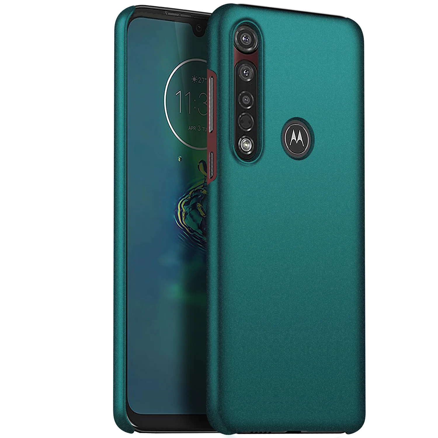 Для moto rola moto G8 Plus чехол роскошный высококачественный Жесткий ПК Тонкий матовый защитный чехол на заднюю панель для moto g8 plus G8Plus оболочка - Цвет: green