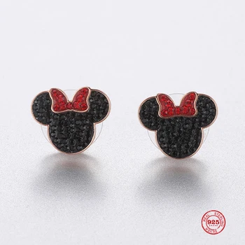 

2020 New Fashion Charm Sterling Silver Original 1:1 Replica, Mouse Cute Stud Earrings Women Luxury Jewelry Gifts