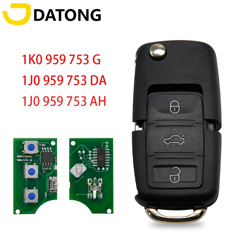 Datong World Car Remote Key For Vw Volkswagen Fcc Id 1kl 315 Mhz Id 48 Chip Auto Smart Remote Control Replace Car Key Car Key Aliexpress