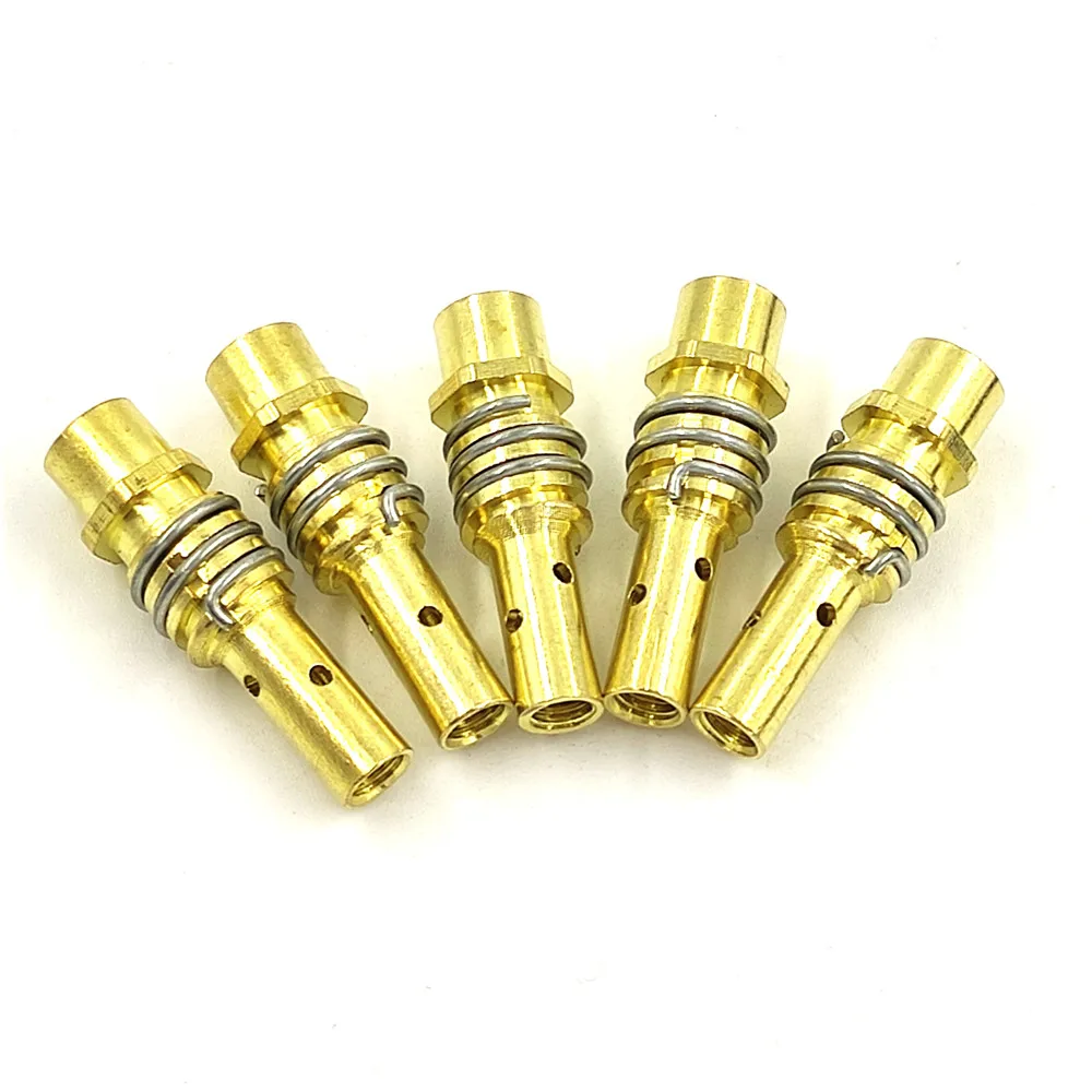 Welding Torch 13Pcs MB-15AK Argon Arc Welding 0.6/0.8/0.9/1.0/1.2mm Gas Ceramic Nozzle Euro Style Contact Tip For 15AK MIG MAG welding torch