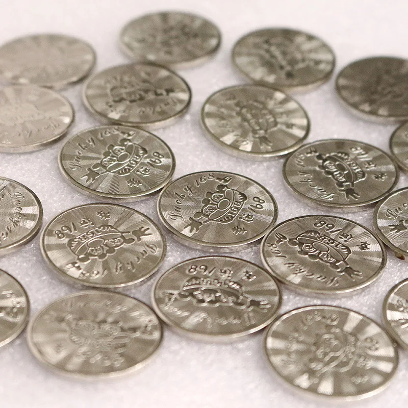 

Game Console Only Tokens Stainless Steel Game Currency Crane Machine Pai Le Game Console Only Currency the Coin Box