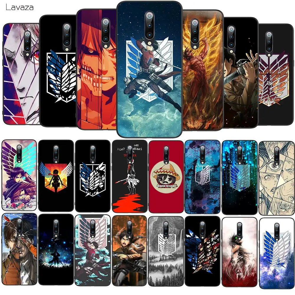 Lavaza атака на Титанов в аниме искусственная кожа ТПУ для Oneplus 5 5T 6 6T 7 7T Pro мягкий