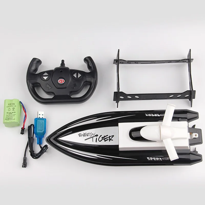 

Six And Seven Eight Toy Factory Tiger Force 301 Remote Control Boat Toy Electric 2.4G Remote Control High Speed Boat