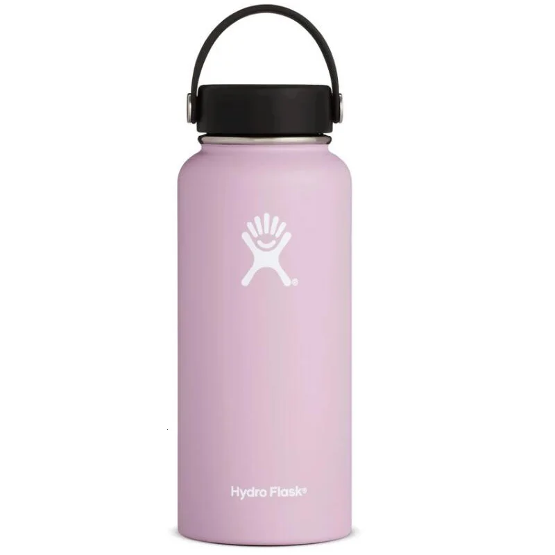 pink thermos water bottle