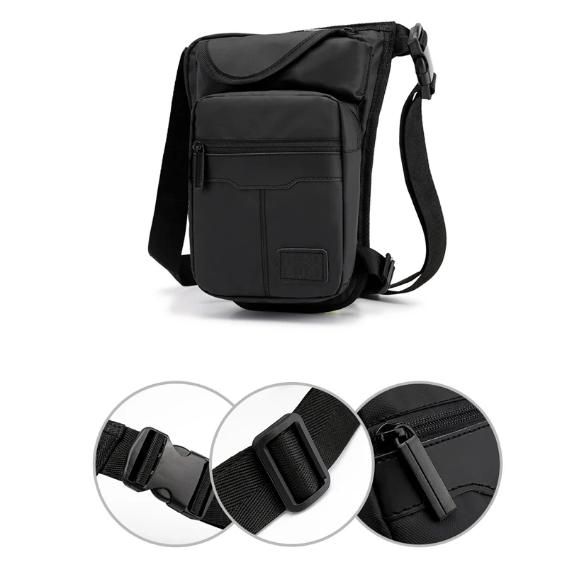 Waist Pack Men Nylon Waist Drop Leg Bag Thigh Hip Belt Bum Fanny Pack Military Tactical Women Riding Motorcycle Messenger Shoulder Bags