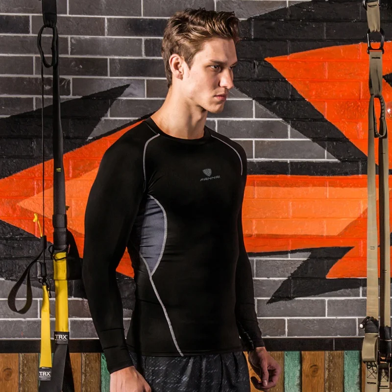Outdoor Sports T-shirt Fitness Bodysuits Stretch Short-sleeved Quick-drying Compression T-shirt For workout Gym Running