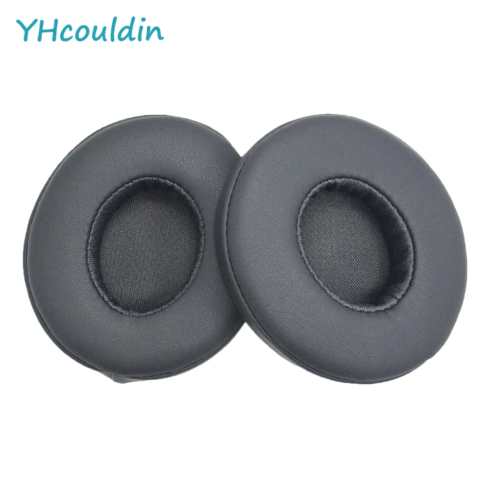 YHcouldin Protein Leather Ear Pads for Beats Solo 2 and Solo 3 Wireless Bluetooth Headphones Replacement Ear Cushions Earpads