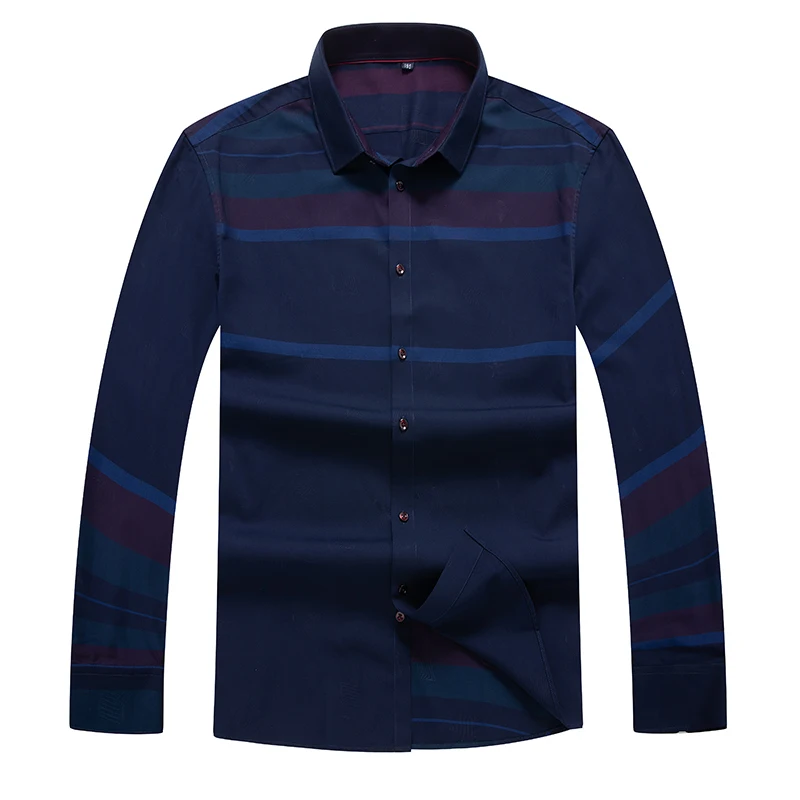 Autumn winter Youth Plus size 8XL 7XL 6XL New Men Shirts Business Long Sleeve Male Shirt Slim Fit Popular Designs big | Мужская одежда