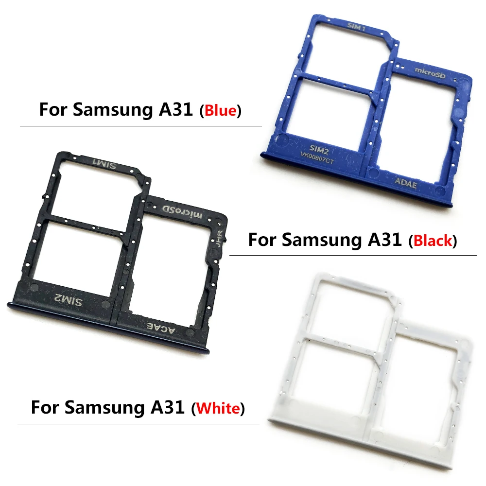 NEW Dual Card Phone Sim SD Card Tray For Samsung A12 A31 A51 A71