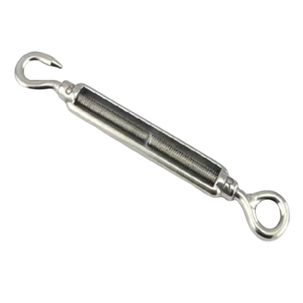 Wire Rope Cable Hook & Eye Turnbuckle, Stainless Steel Boating Hardware