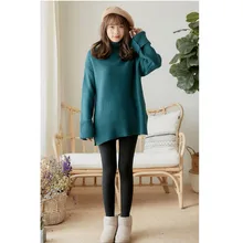 Женские однотонные эластичные леггинсы для женщин и девочек; повседневные зимние теплые колготки; повседневные брюки; леггинсы